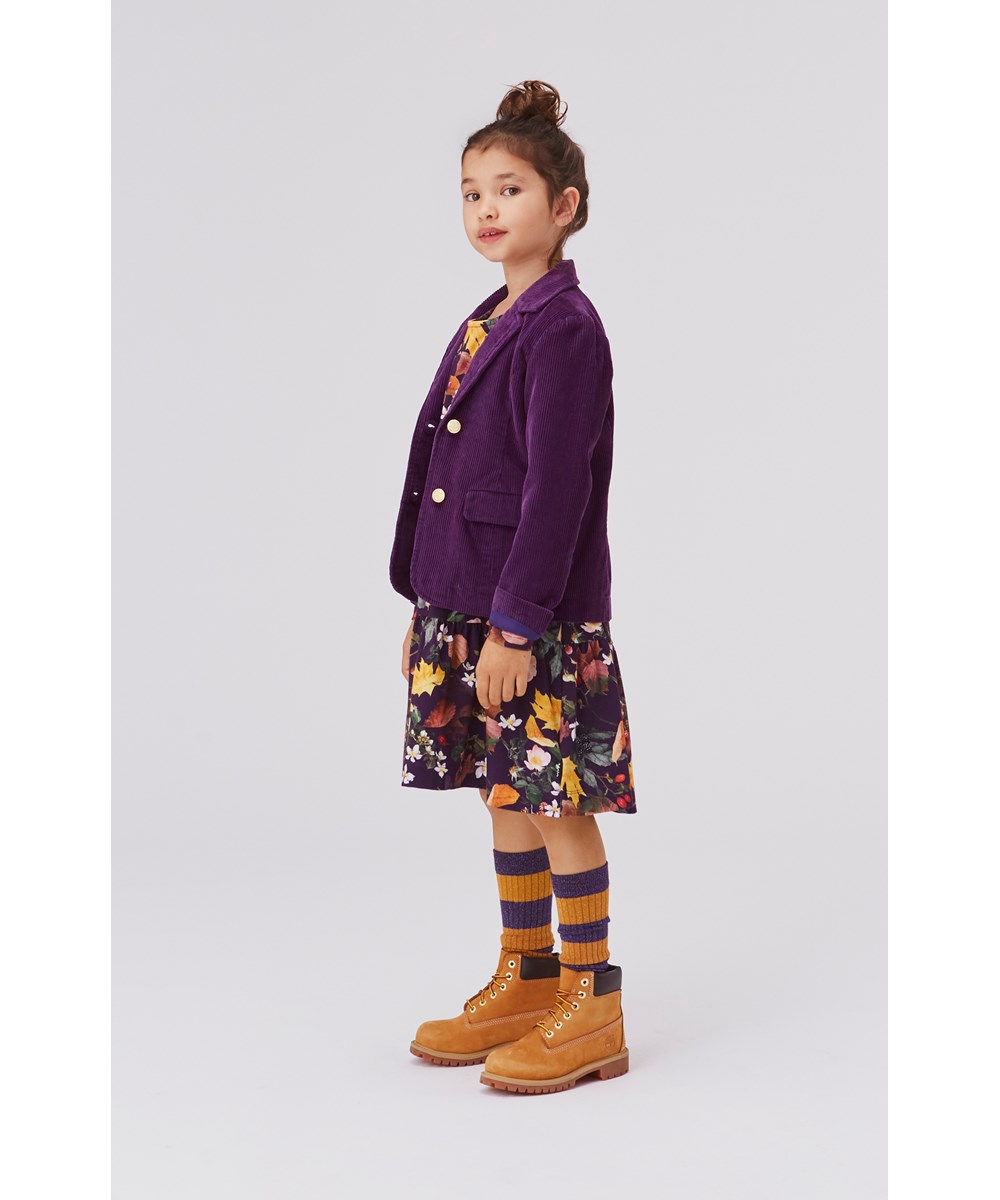Harrietta - Night Purple - Dunkellila Samtjacke