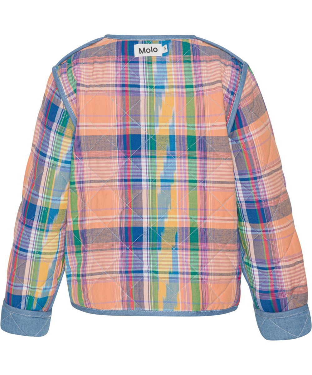 Henny - Light Chambrey - Wattierte Wendejacke