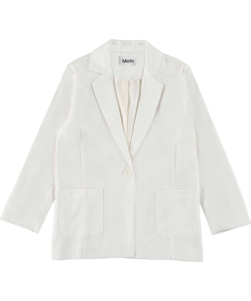 Hollie - White - Weißer klassischer Blazer