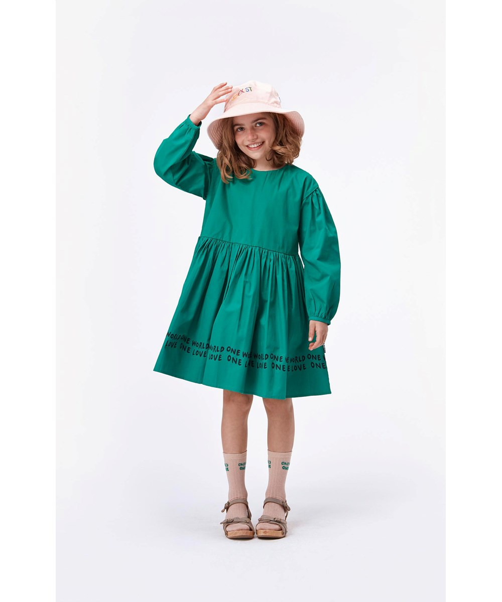 Caja - Hope - Öko one world grünes Kleid