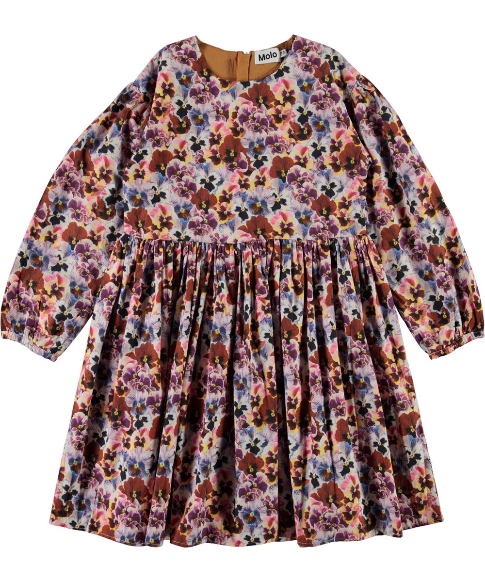 Caja - Pansy - Öko-Baumwollkleid mit Blumendruck