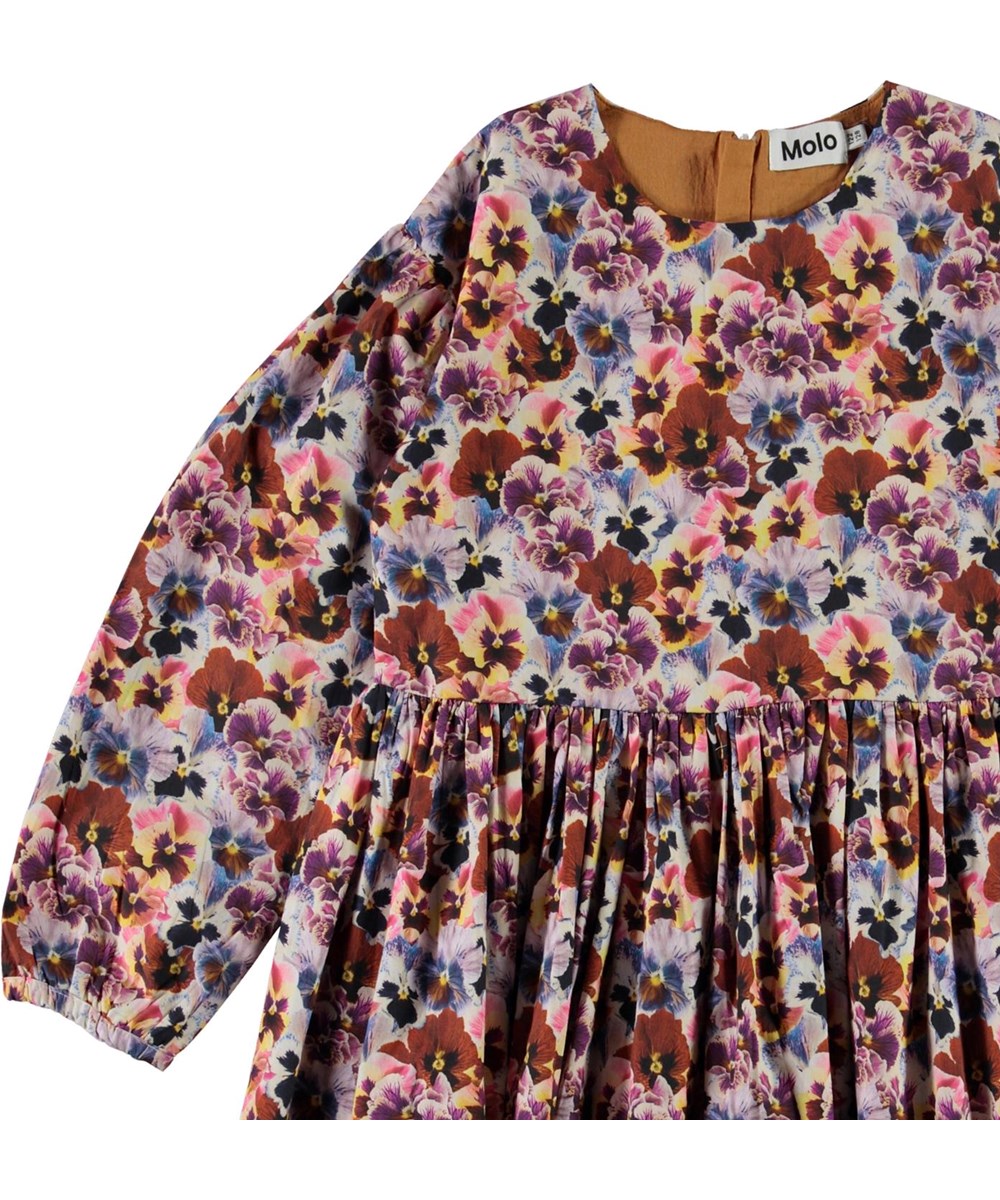 Caja - Pansy - Öko-Baumwollkleid mit Blumendruck