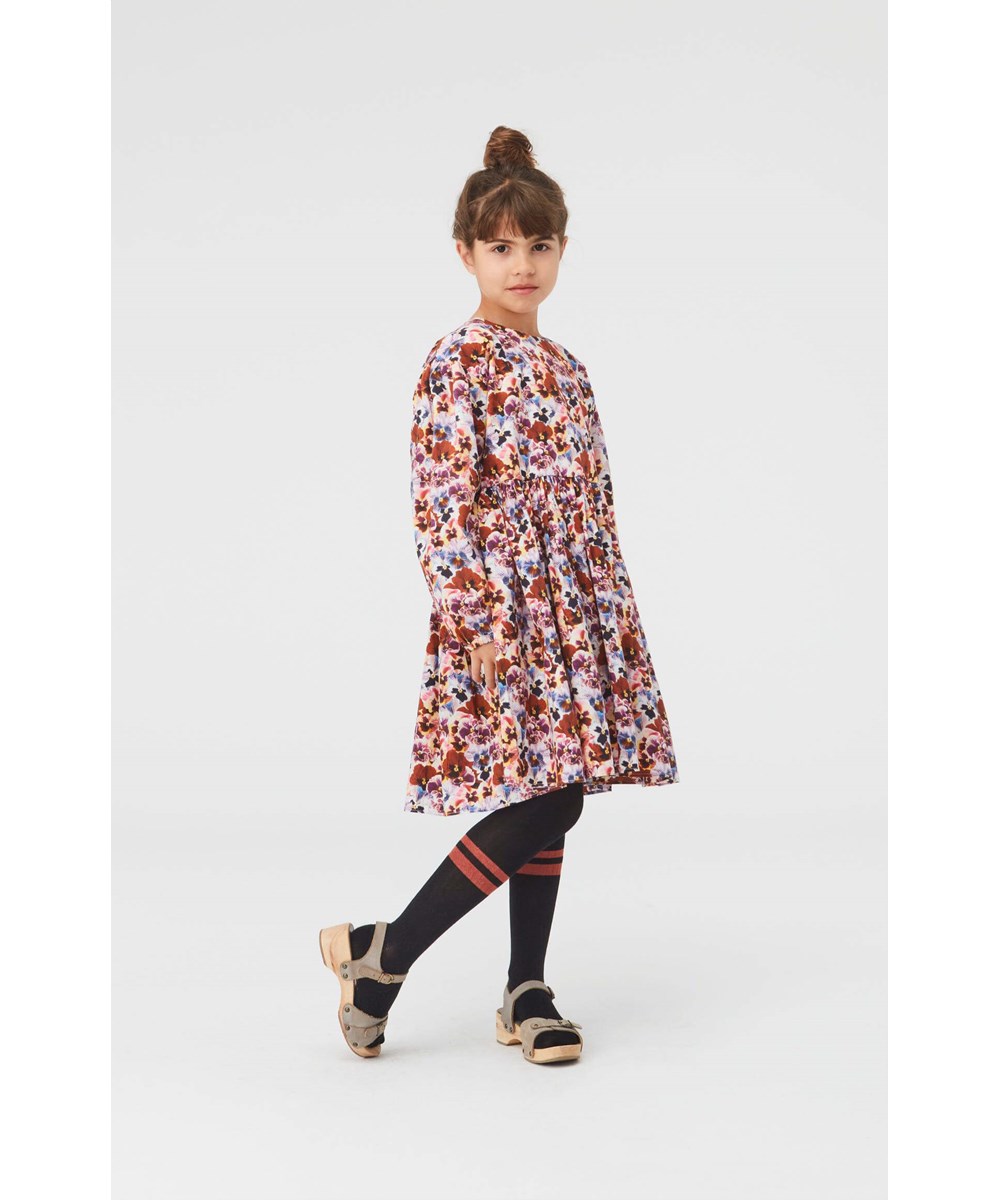 Caja - Pansy - Öko-Baumwollkleid mit Blumendruck