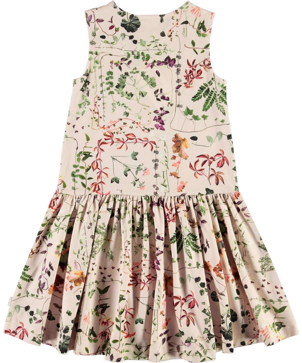 Candece - Herbarium - Öko-rosa Kleid mit Blumen