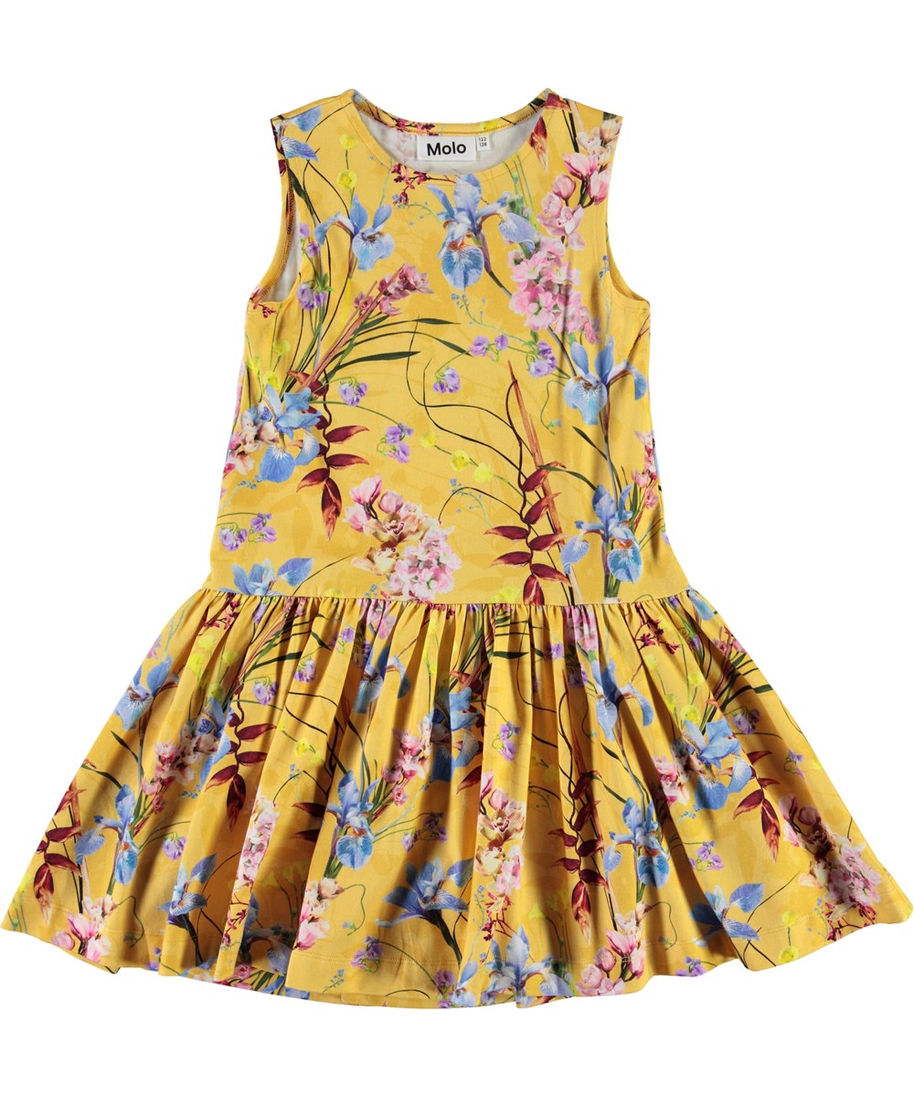 Candece - The Art Of Flowers - Gelbes Öko-Kleid