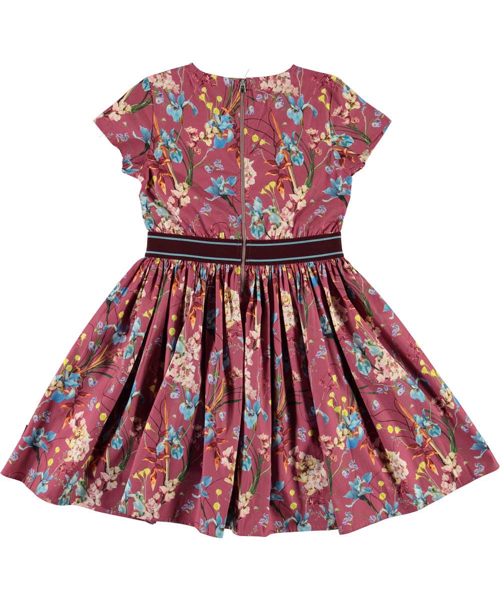 Candy - Ikebana Rose - Öko-Kleid mit Blumen-Druck