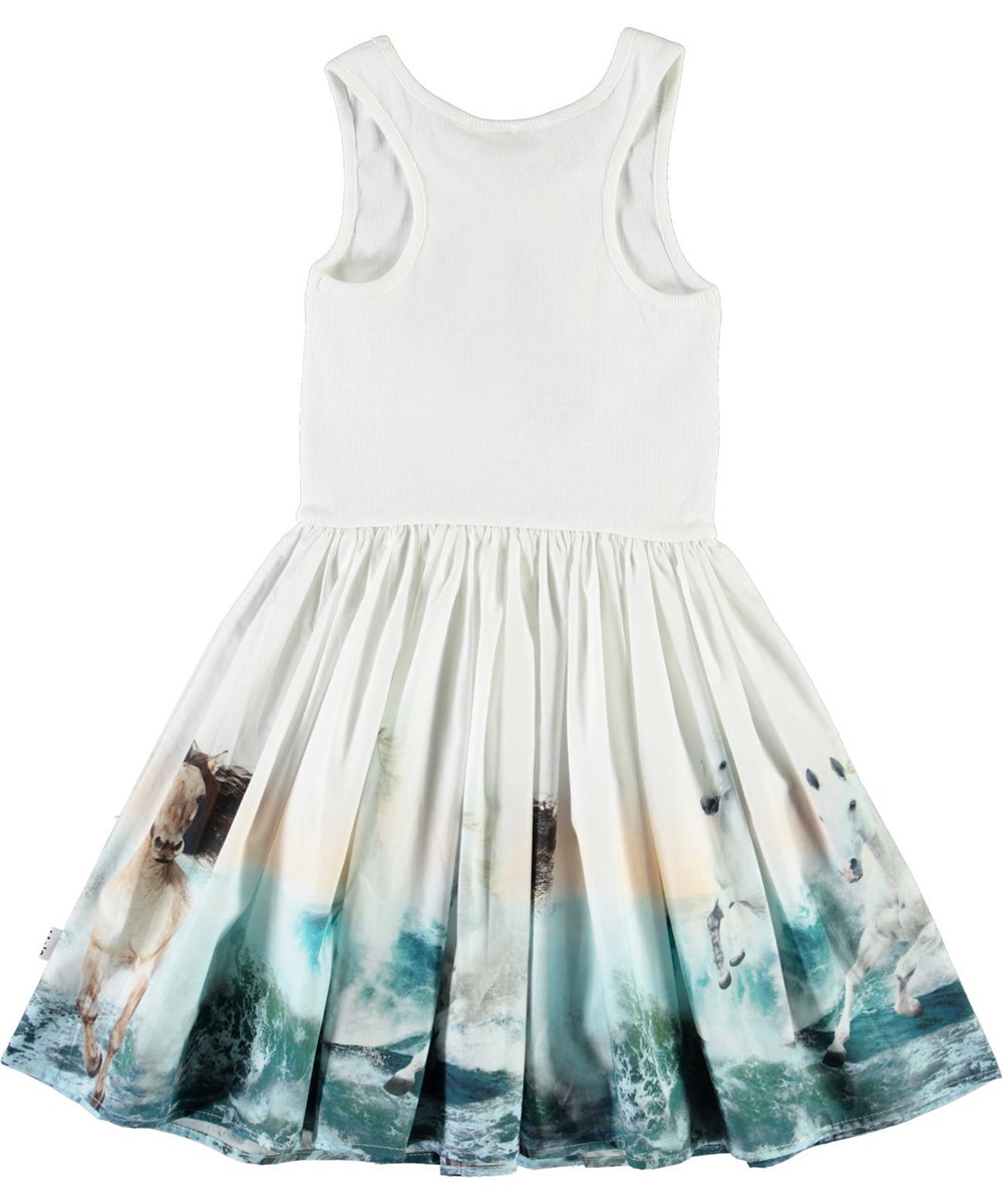 Cassandra - Wild Horses - Öko Kleid mit Pferden im Wasser