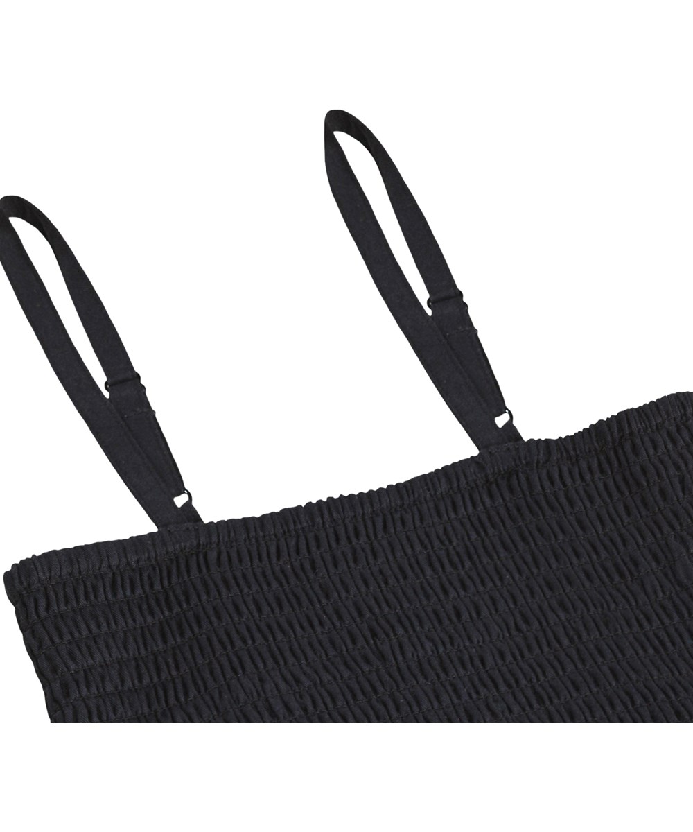 Charlize - Black - Schwarzes Kleid für Kinder mit verstellbaren Trägern