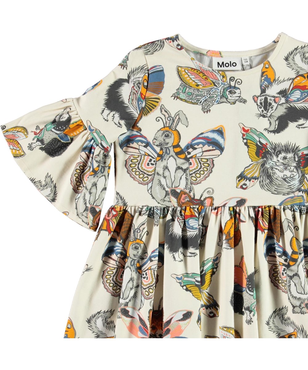 Chasity - Hedgerow Buzz - Öko-Kleid mit Tiere-Drucke