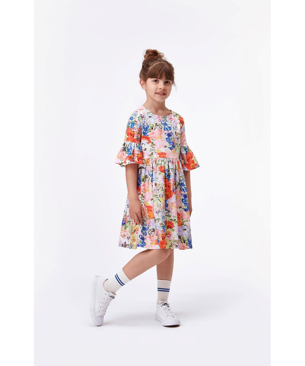 Chasity - Hide And Seek - Öko rosa Kleid mit Blumen