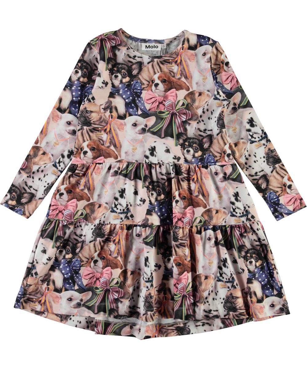 Chia -  Puppy Love - Öko Kleid mit Hunde-Druck