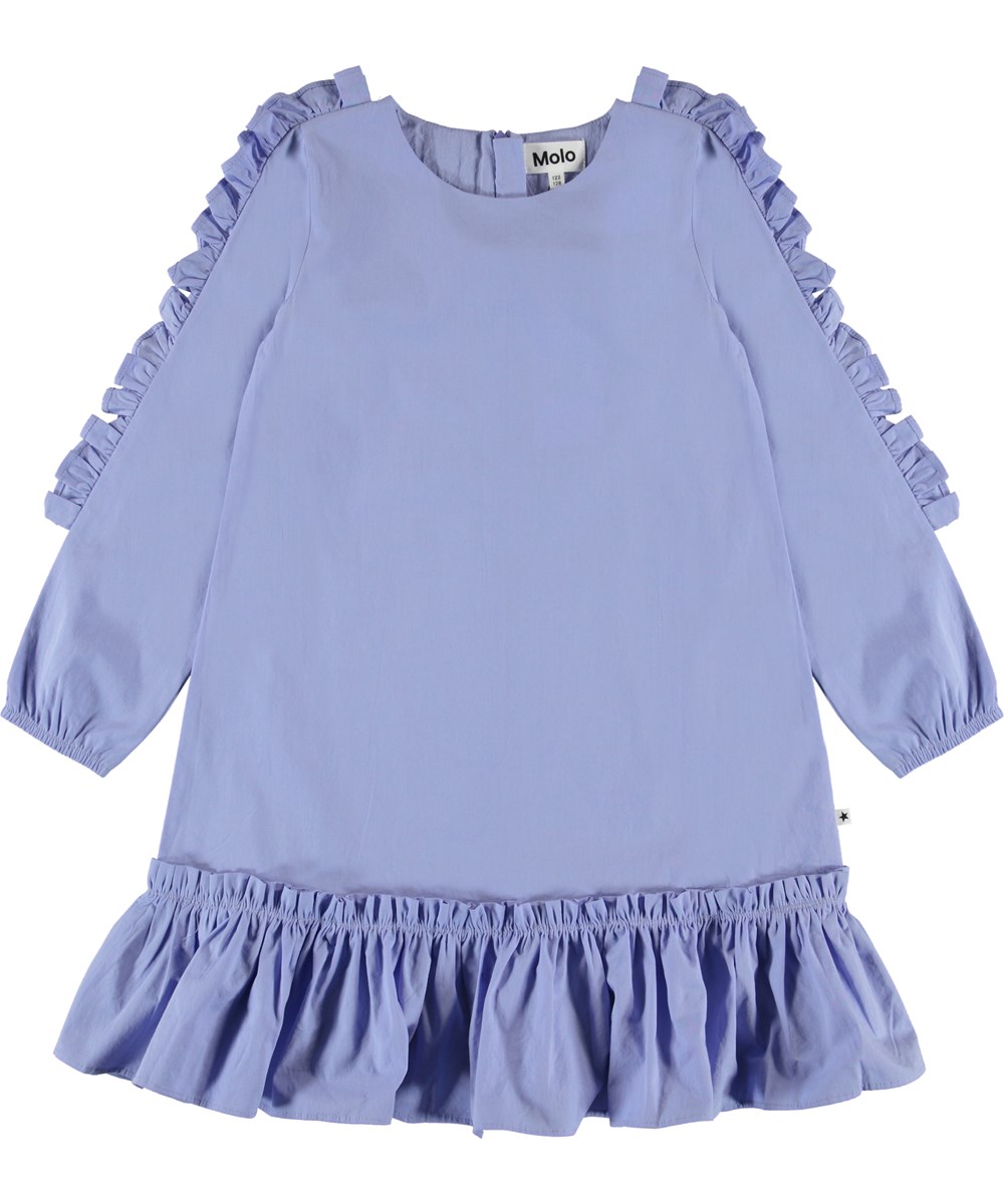 Cippe - Pale Iris - Lavendelfarbendes Kleid mit Rüsche