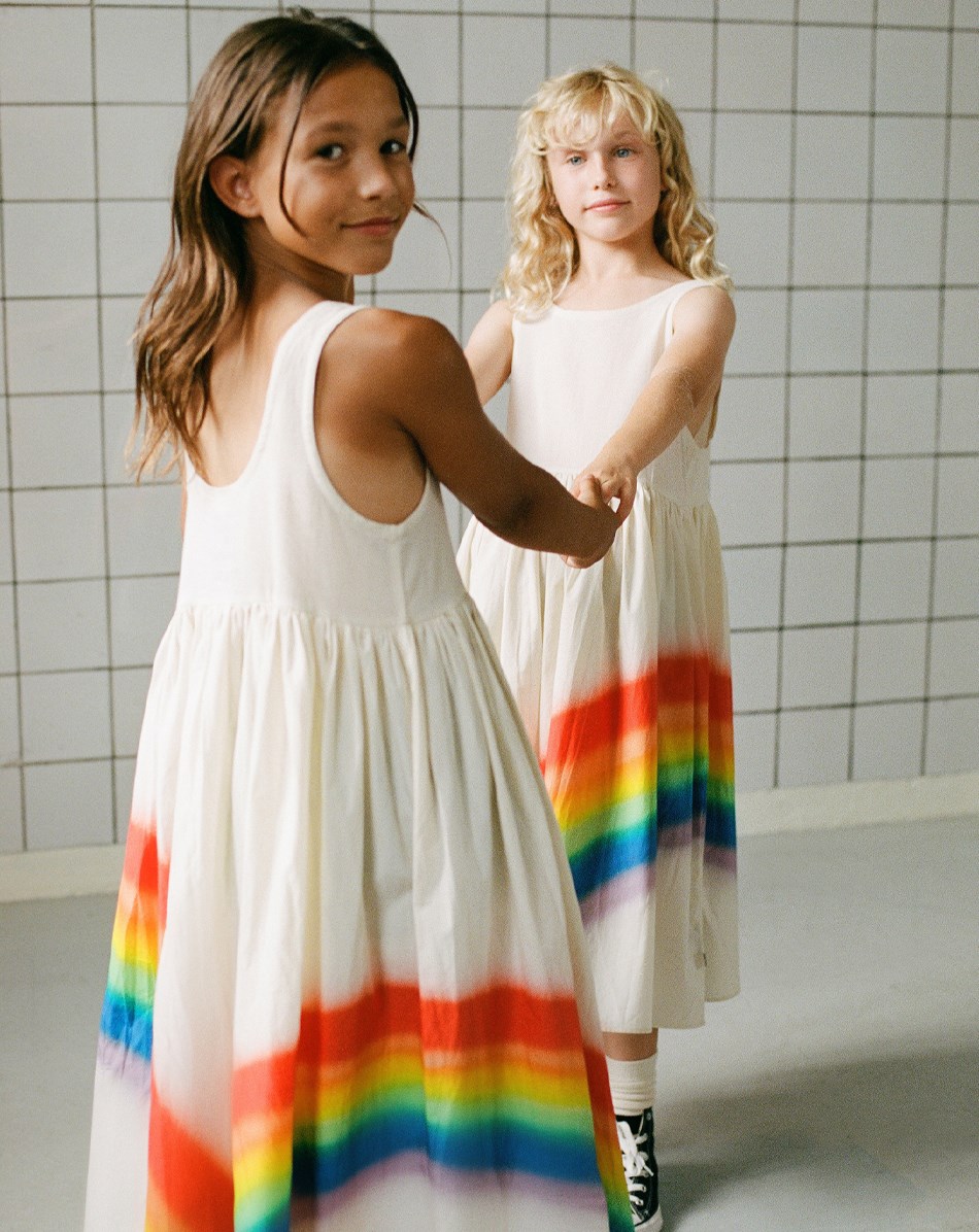 Clover - Rainbow - Jubiläumskleid mit Regenbogendruck