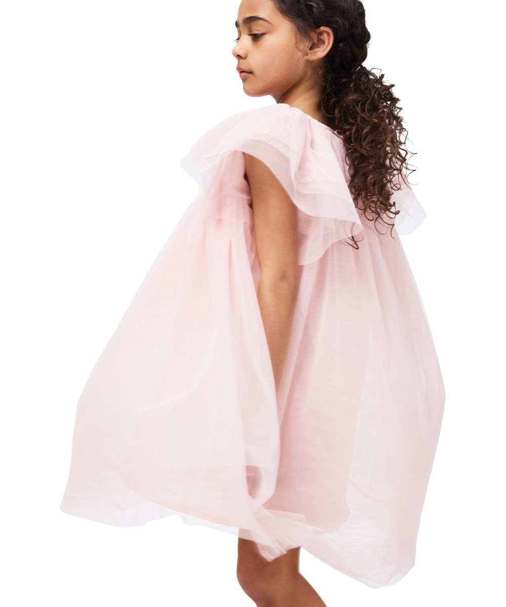 Cocolita - Petal Blush - Hellrosa, knielanges Tüllkleid für Kinder