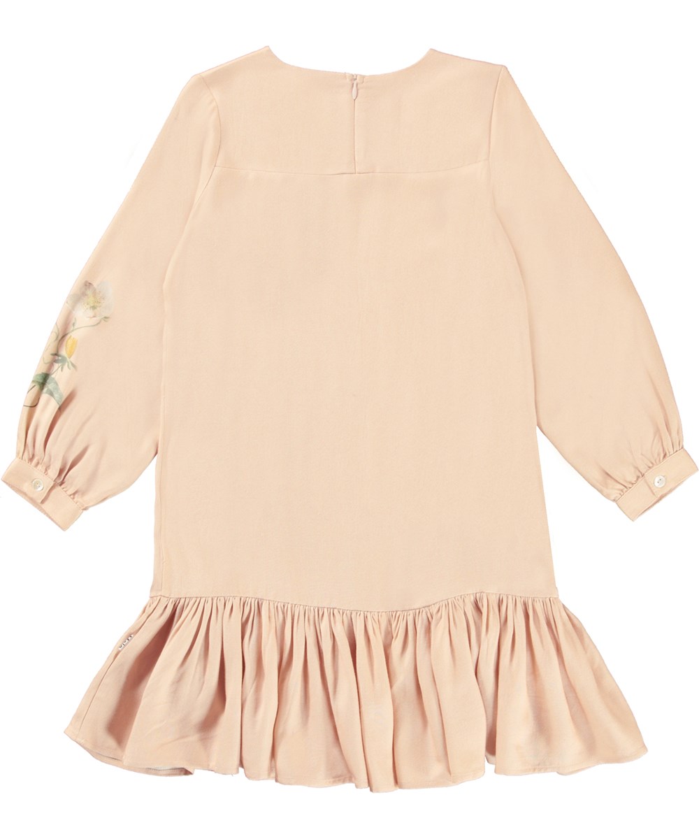 Colette - Bouquet - Rosafarbenes Kleid mit Blumendruck