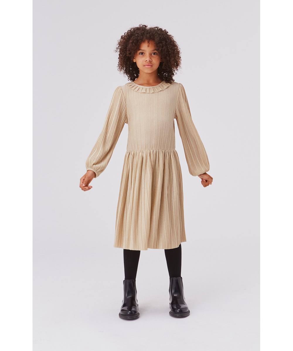 Coralia - Star Shine - Goldenes Kleid mit Glitzer