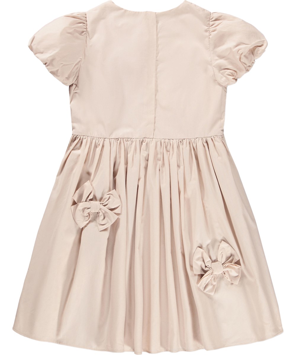 Cyan - Soft Powder - Nacktkleid für Kinder aus Bio-Baumwolle mit Schleifen