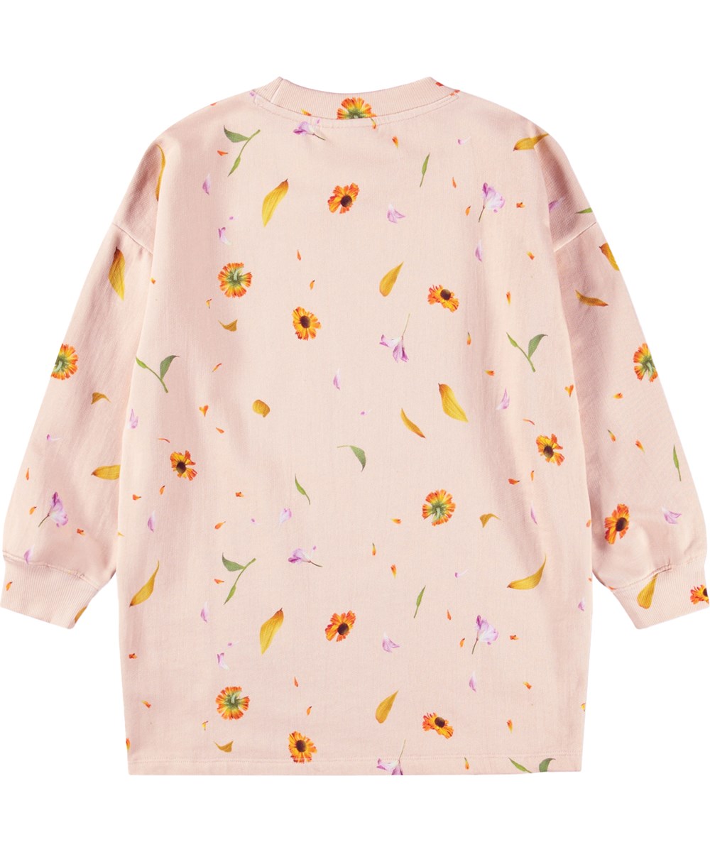 Cyrella - Lets Celebrate - Rosa Jerseykleid für Kinder aus Bio-Baumwolle mit Tiermuster