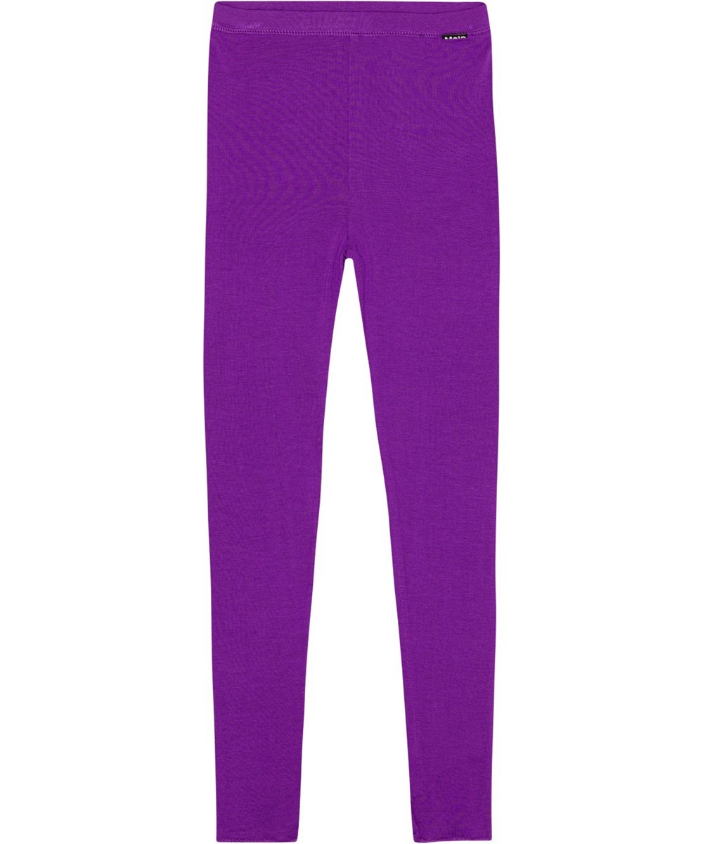 Nadine - Purple Dusk - Lila Leggings aus elastischer, weicher Viskose