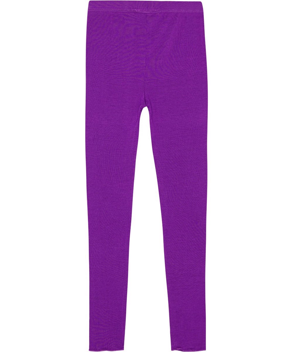 Nadine - Purple Dusk - Lila Leggings aus elastischer, weicher Viskose