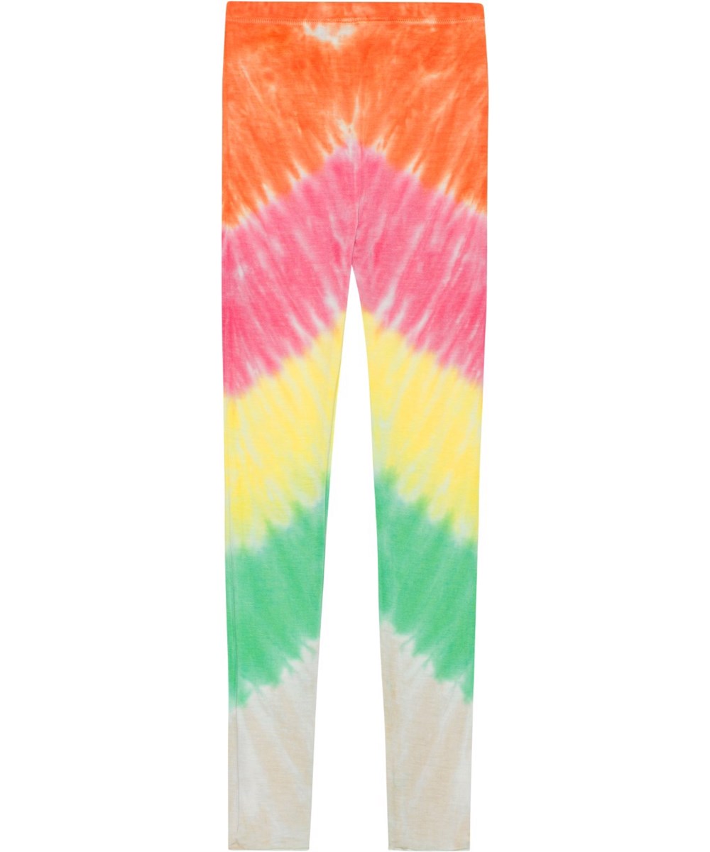 Nadine - Tie Dye Joy - Mehrfarbige Batik-Leggings aus elastischer, weicher Viskose