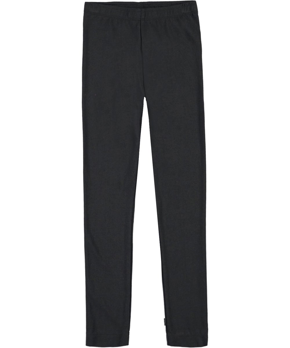 Nica Warm 2-Pack - Rose Black - 2er-Pack Leggings für Kinder in Schwarz und Rosa aus Öko-Baumwolle.