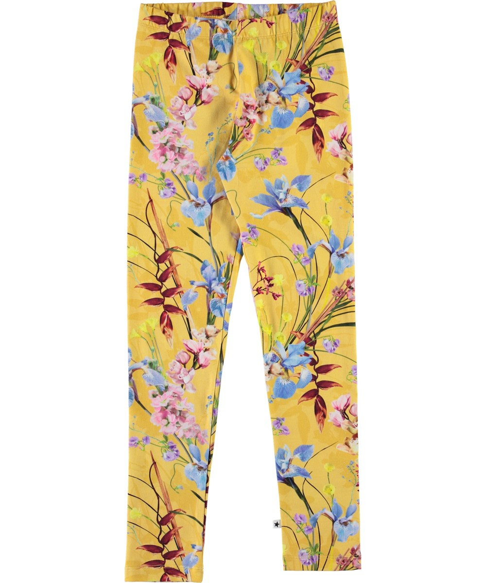 Niki - The Art Of Flowers - Öko-Leggings mit Blumen-Druck