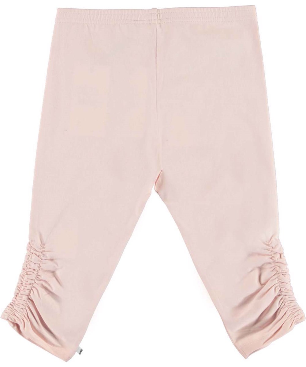 Nila - Powder - Öko rosa kurze Leggings