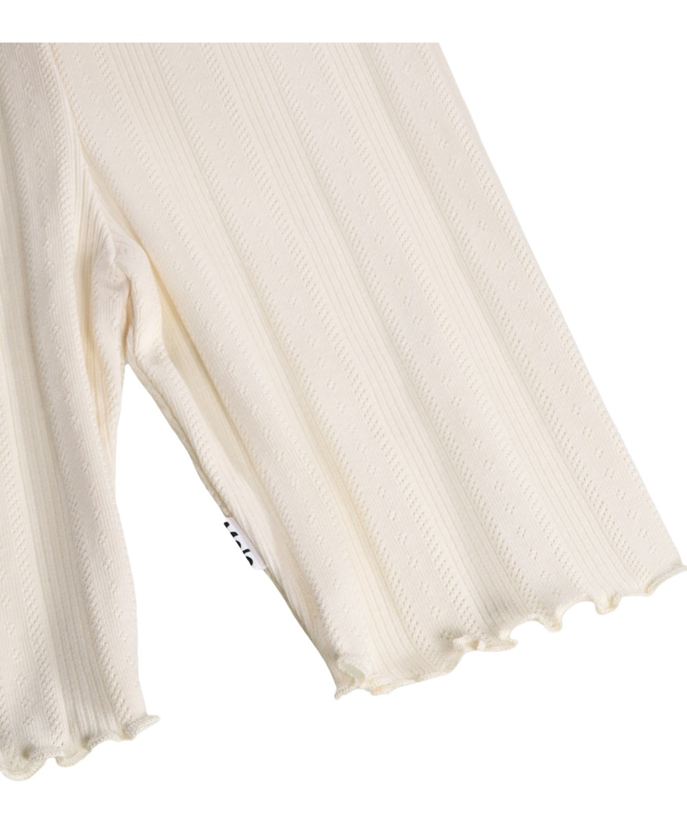 Noella - Pearled Ivory - Radlerhosen in Off-White für Kinder aus Bio-Baumwolle