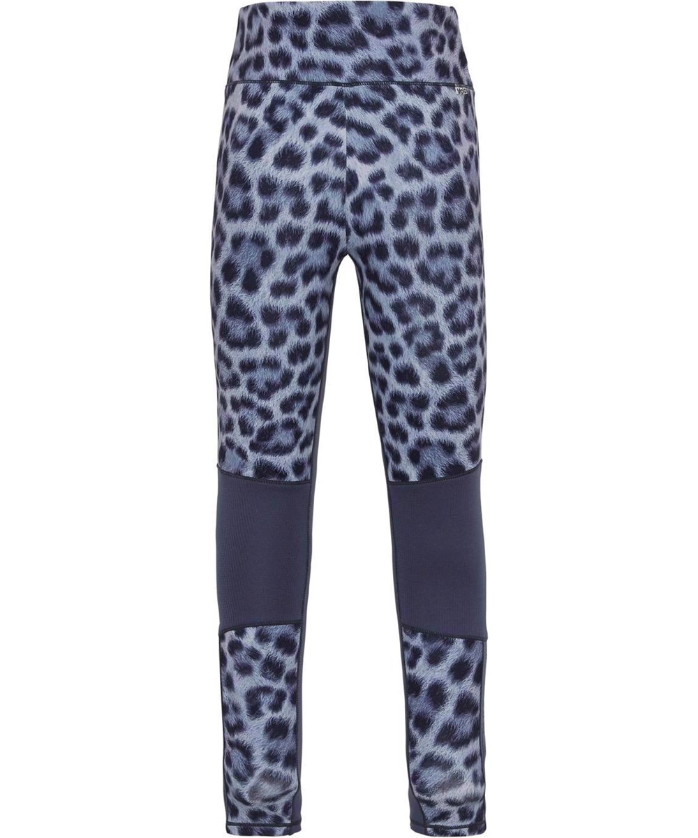 Olympia - Sporty Leo - Blaue Sportleggings mit Leopardenmuster