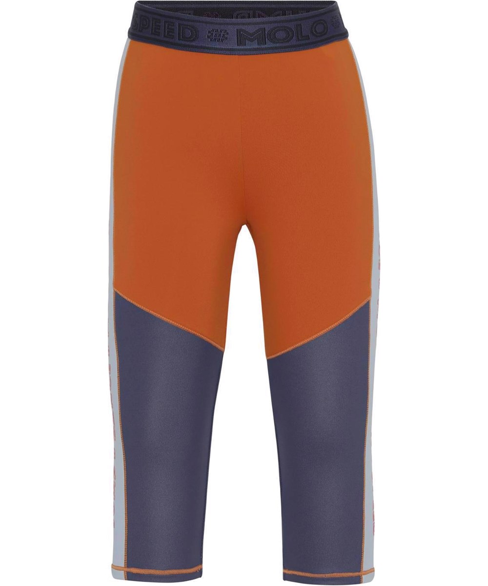 Orlaith - Block - Mittellange Sportleggings mit Blockfarben