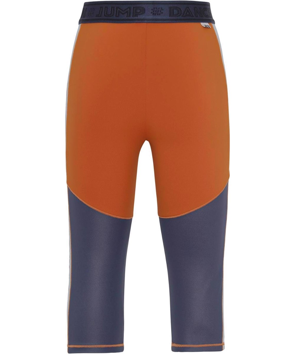 Orlaith - Block - Mittellange Sportleggings mit Blockfarben