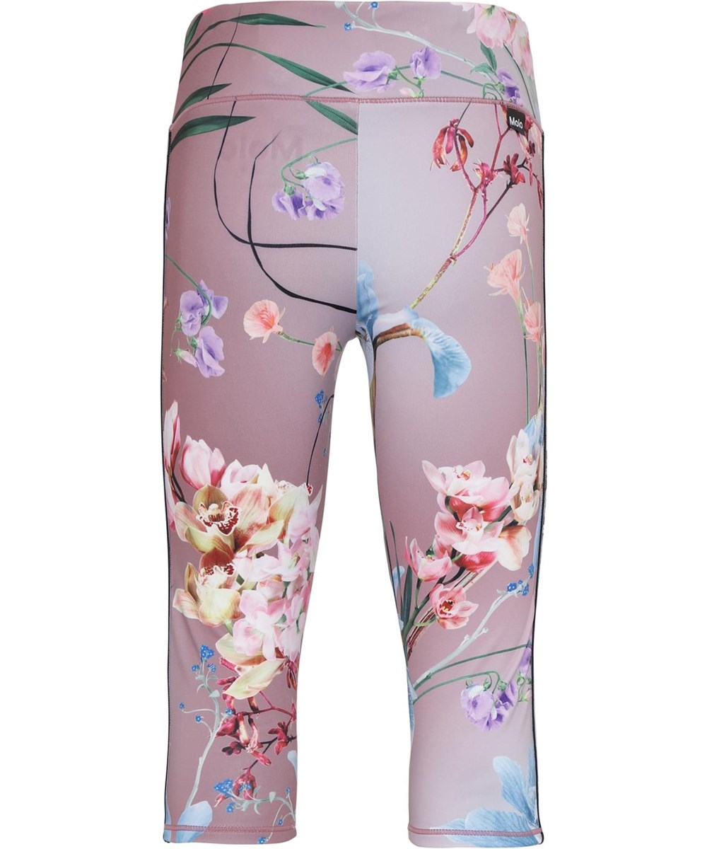 Orlaith - Motion Flowers - Kurze Blumenleggings