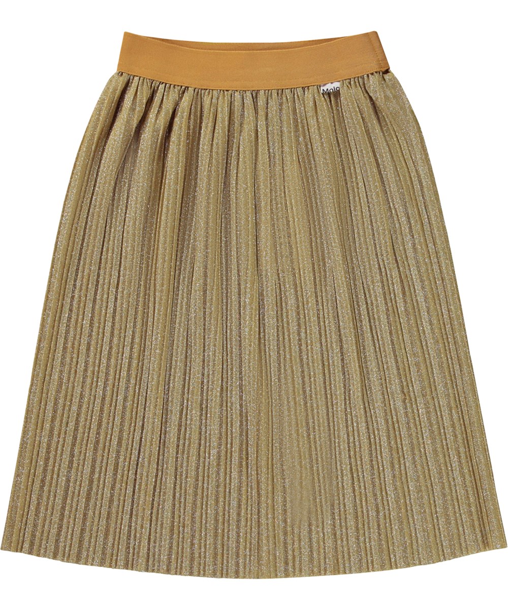 Bailini - Pale Sun - Plissee-Gold-Midirock