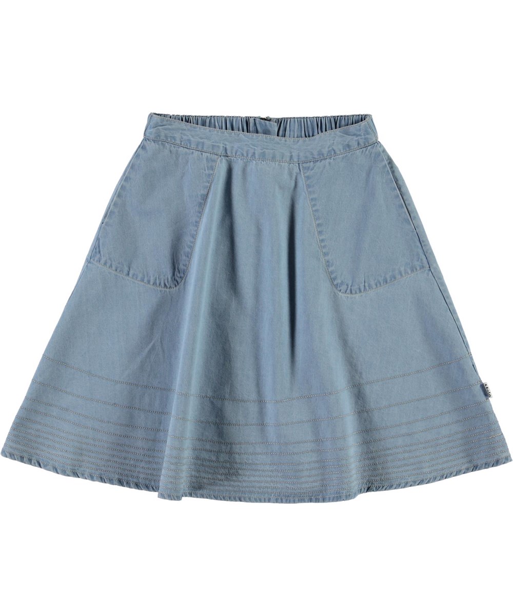 Bel - Summer Wash Indigo - Hellblauer Jeansrock