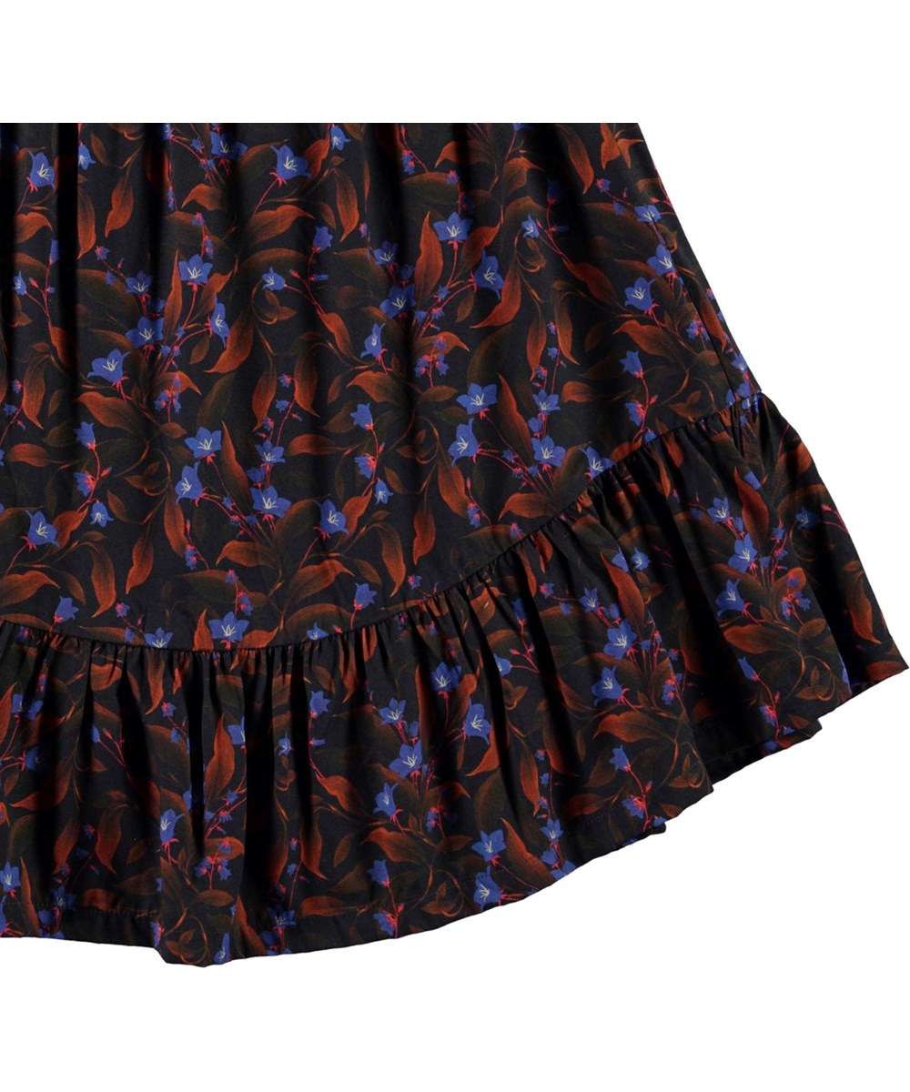 Brina - Night Bloom - Rock mit blauem Blumendruck