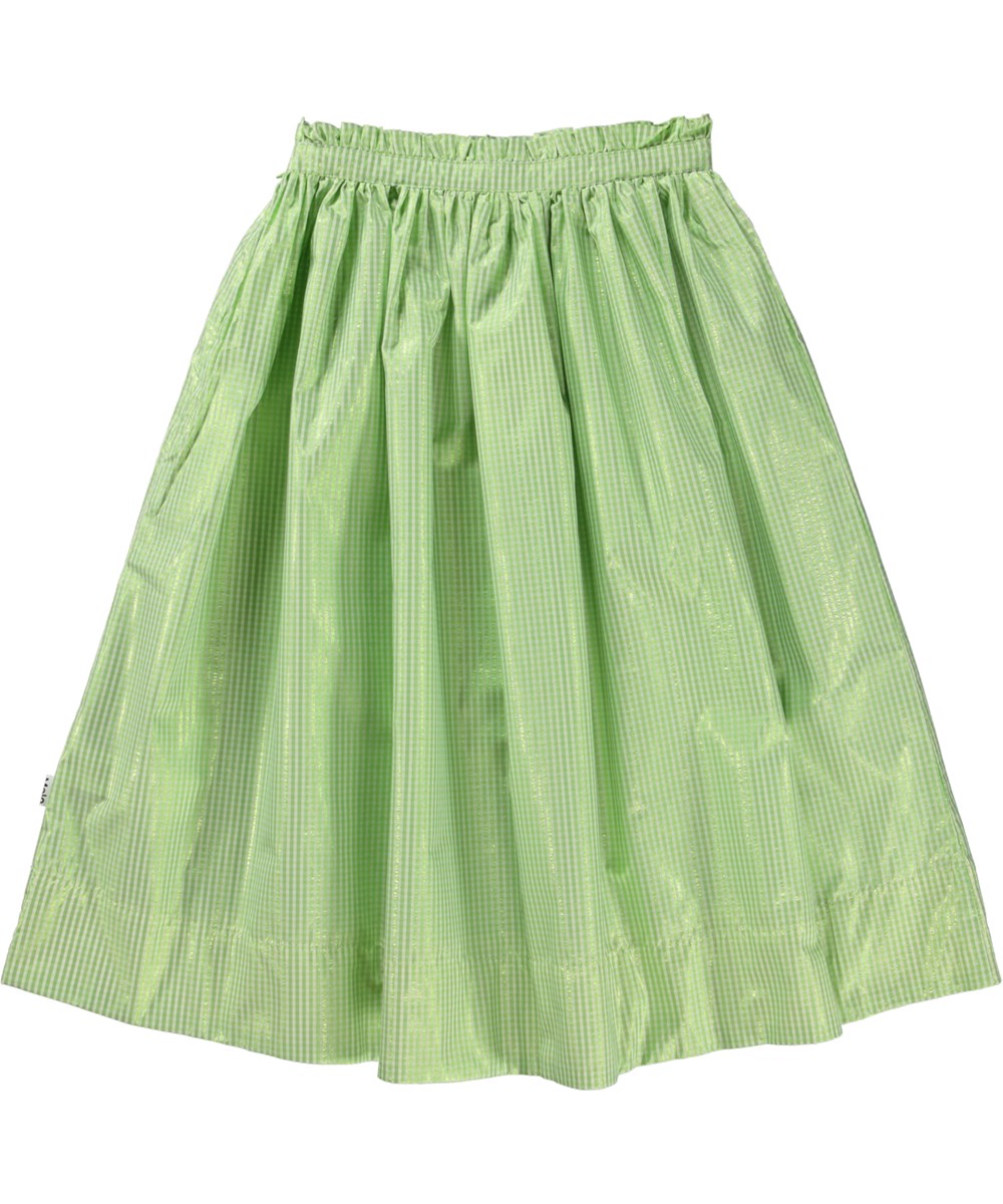 Brisa - Green Shimmer - Metallicgrüner Midirock