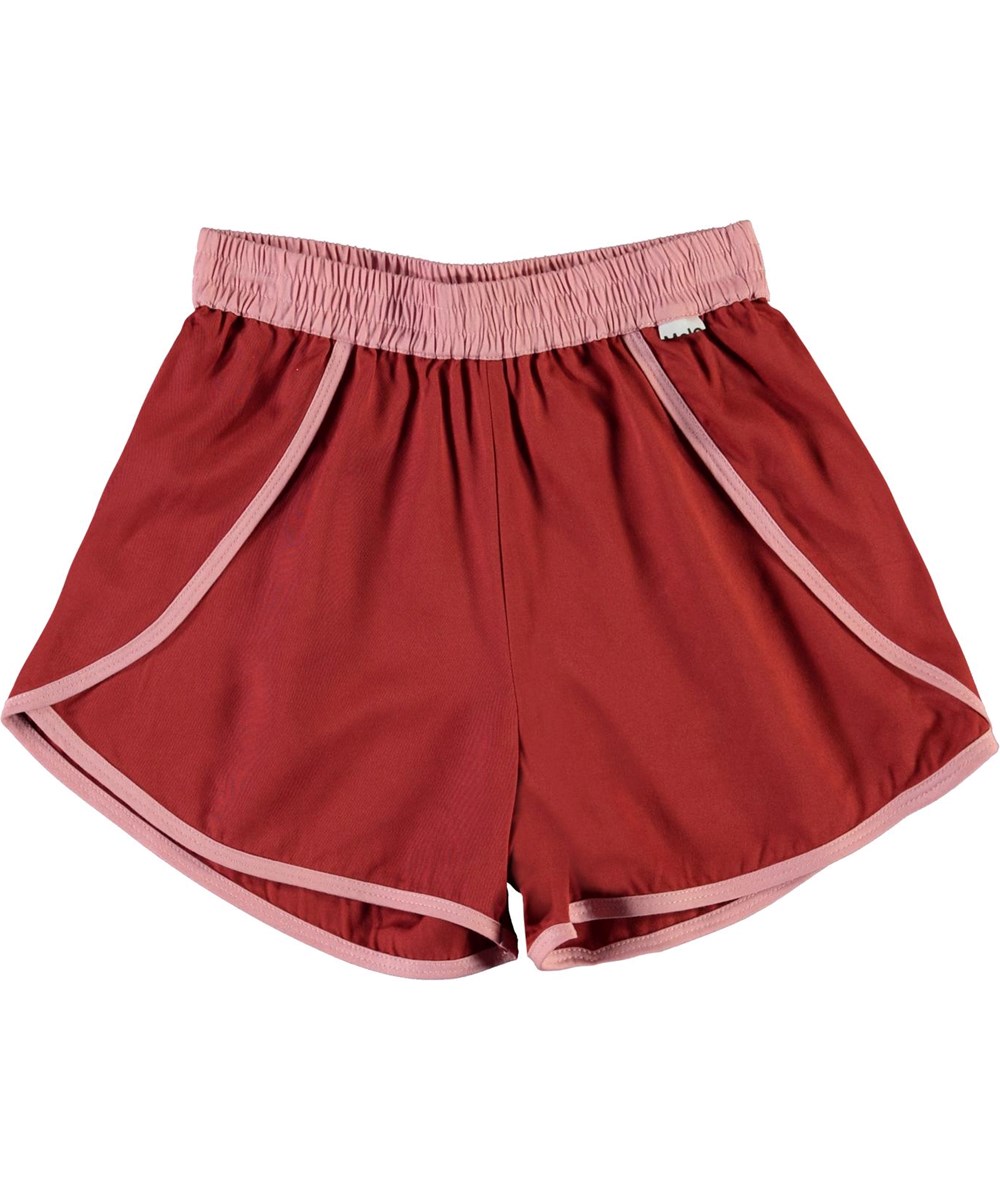 Aja - Bossa Nova - Red sportliche Shorts mit Rosa