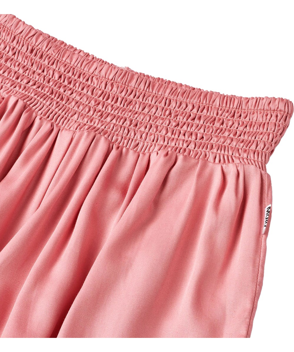 Alanis - Vintage Rose - Rosa Viskose-Shorts für Kinder.
