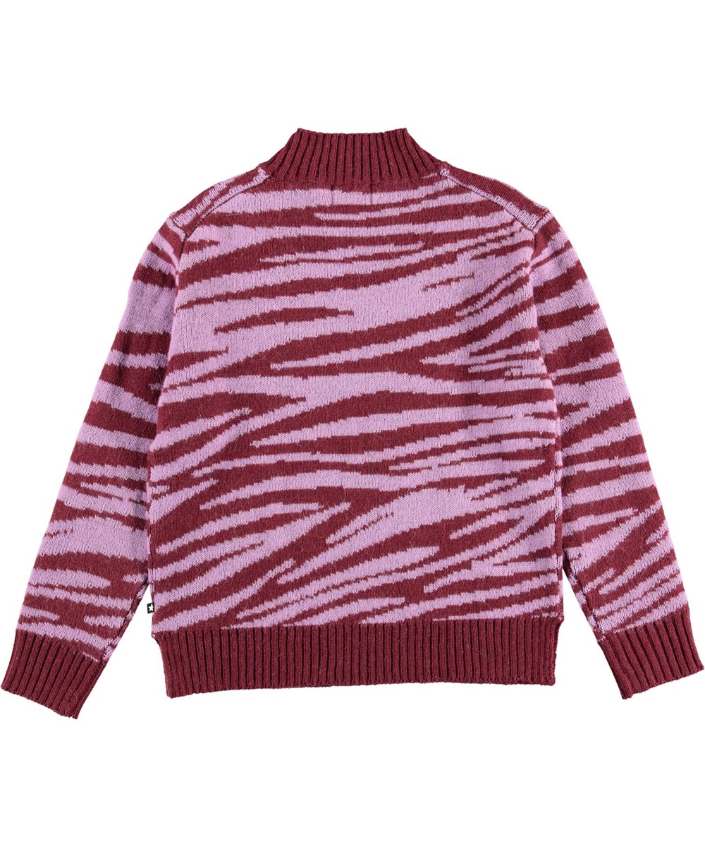 Gady - Zebra Knit - Gestreifte Zebra-Strickbluse