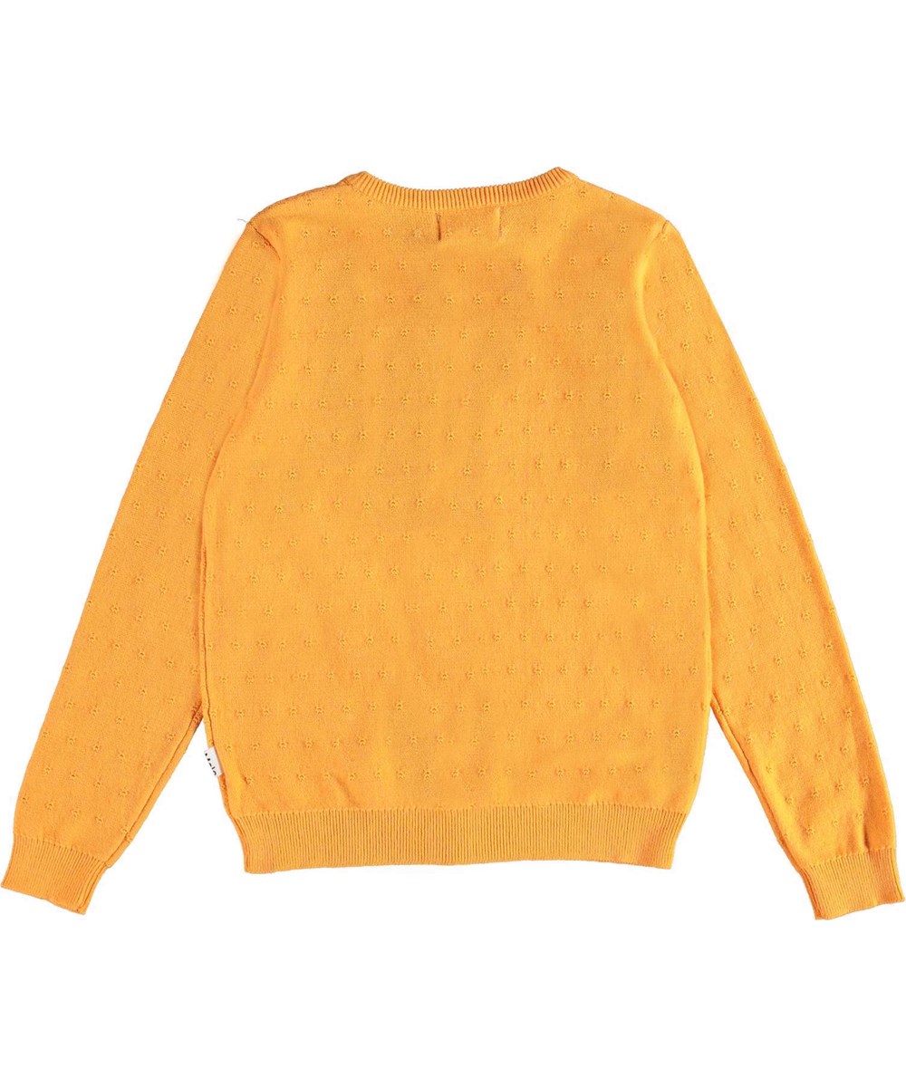 Georgina - Sunset - Öko-Orange Strickjacke