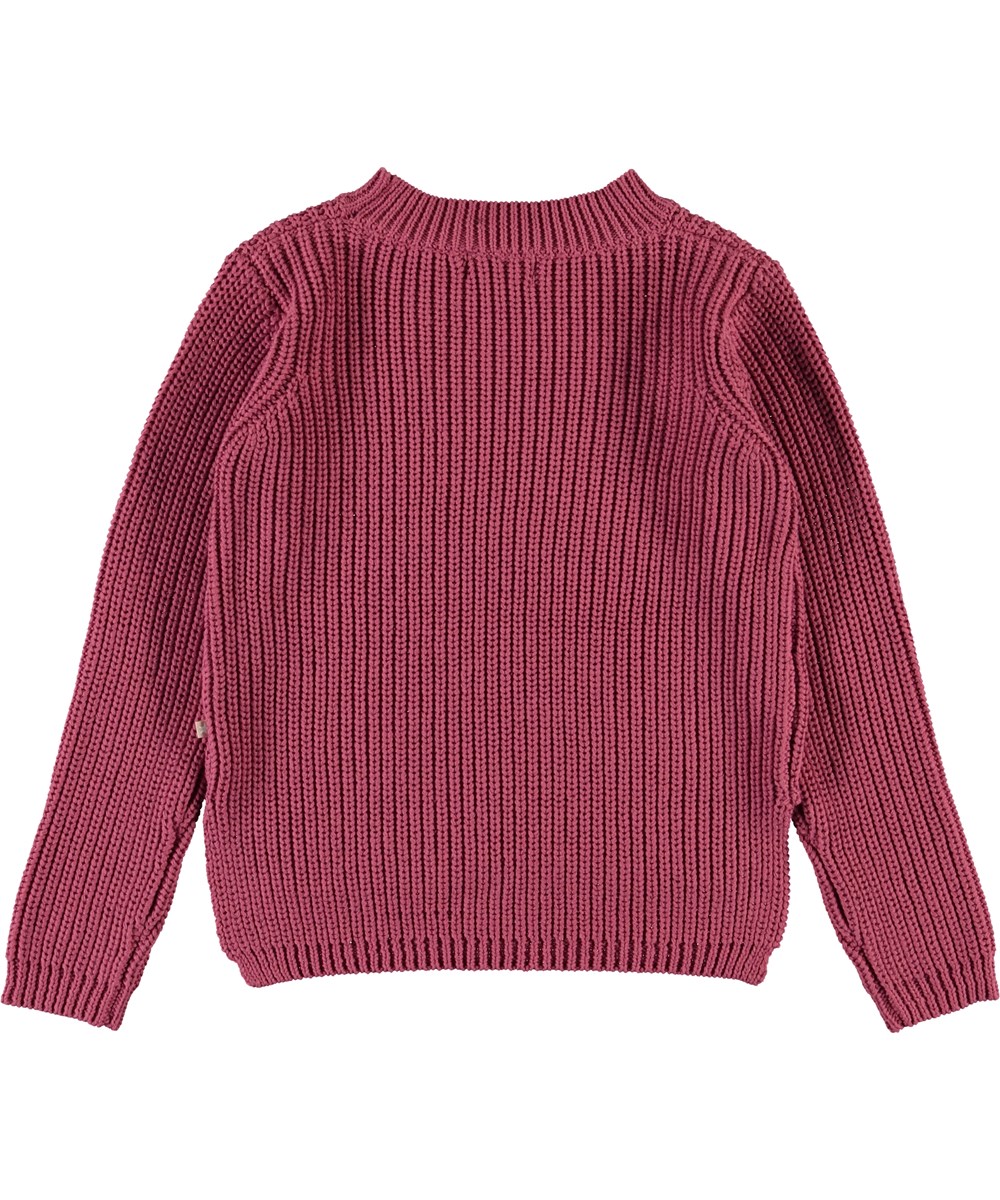 Gillis - Raspberry Jam - Himbeerfarbene Strickbluse