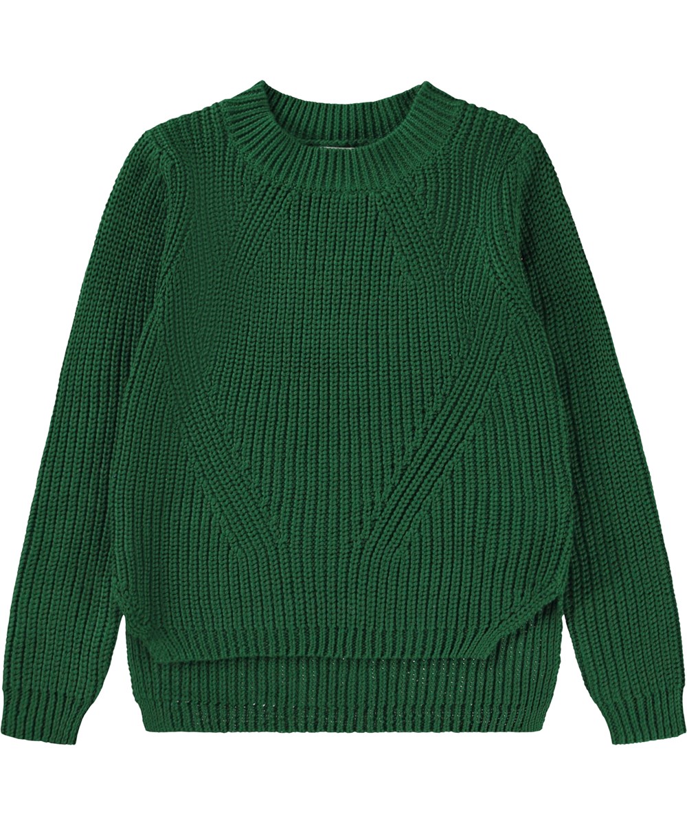 Gillis - Woodland Green - Grüner Strickpullover