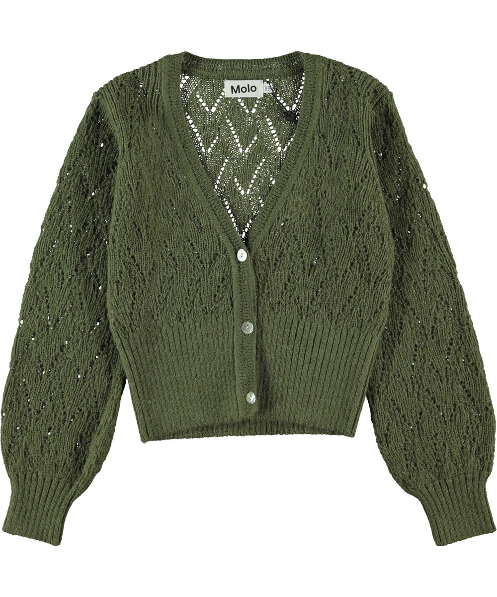 Glory - Pond - Grüne Strickjacke