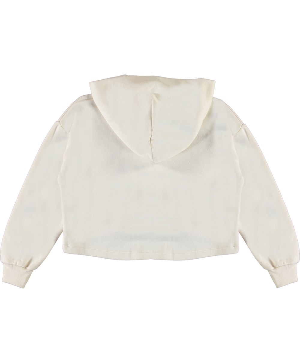 Malina - Ikebana Place - Heller Hoodie mit Blumen-Druck