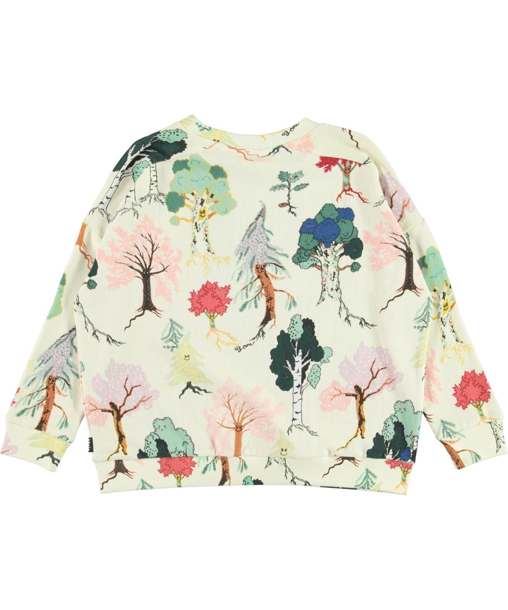 Mandy - Forest Friends - Sweatshirt mit Baumdruck