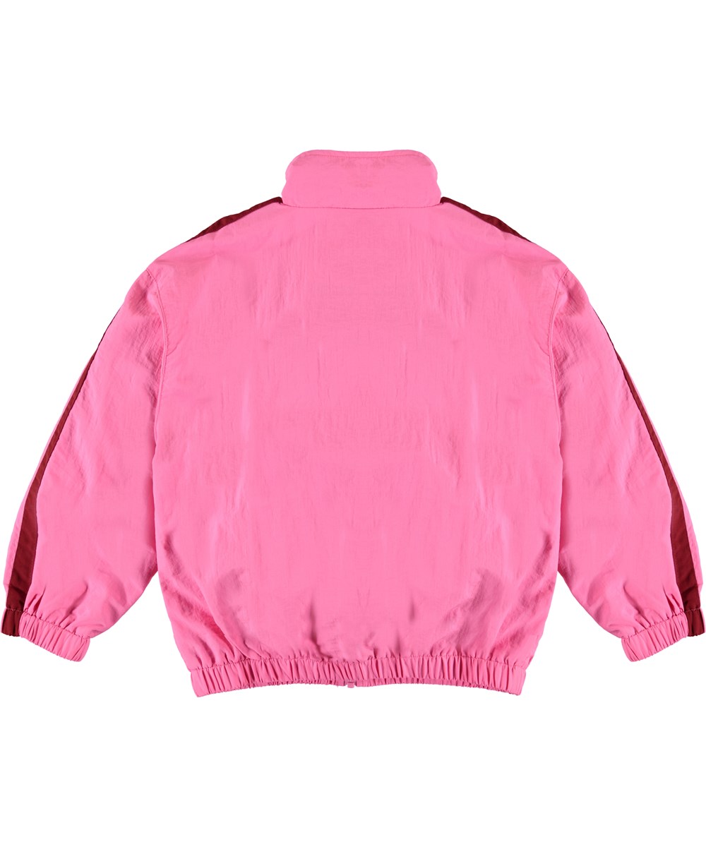 Mates - Pink Lemonade - Pinke Trackjacke mit rotem Streifen