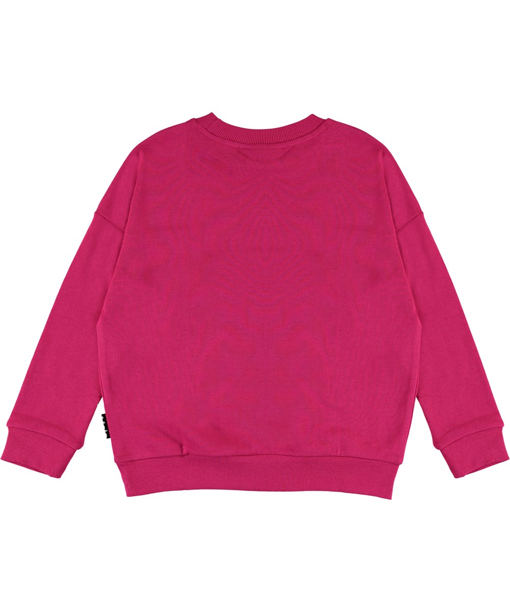 Maxi - Zebra Foal - Fuchsia-farbendes Sweatshirt mit Zebra