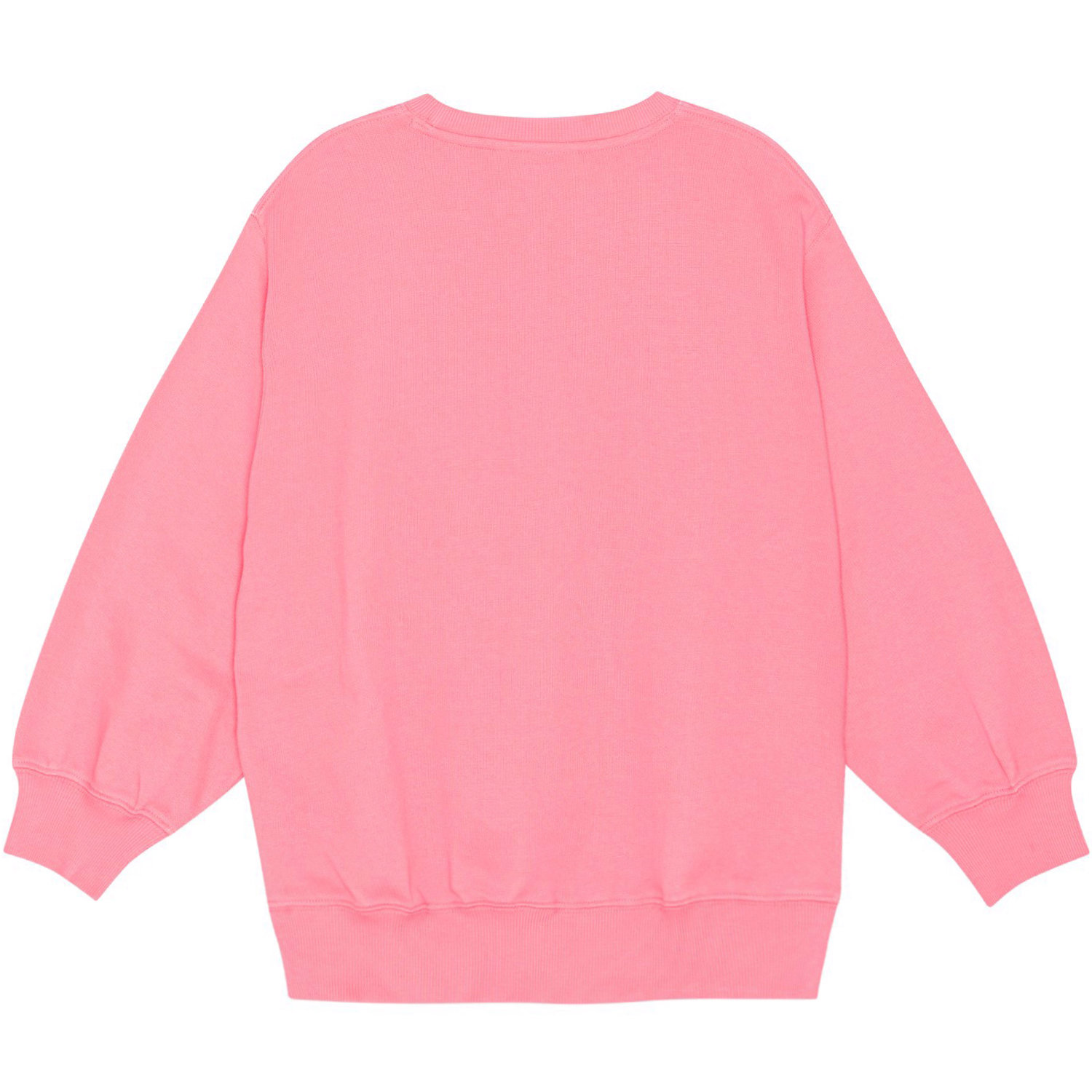 Monti - More Love Cat - Rosa Sweatshirt aus Öko-Baumwolle mit 