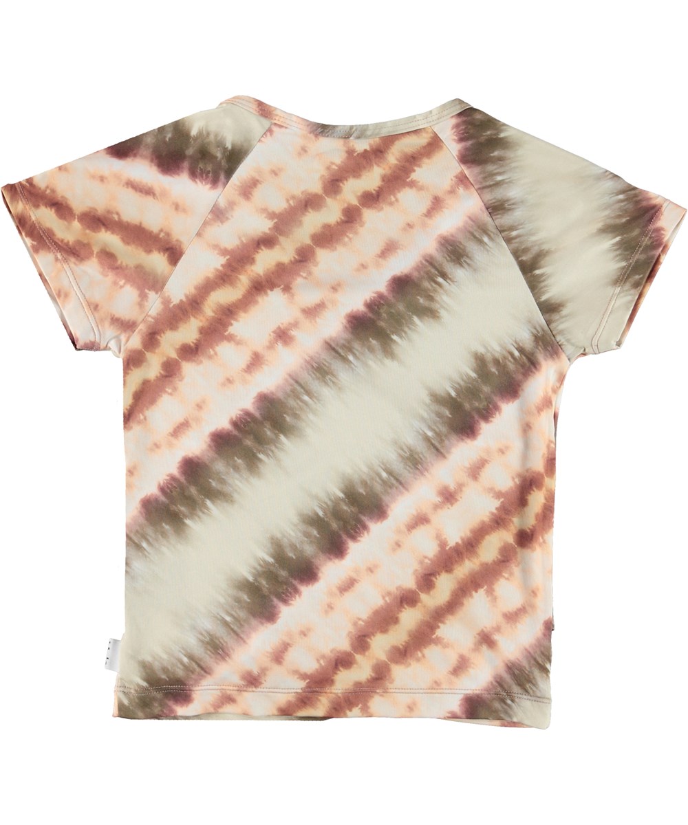 Oaklee - Tie Dye Diagonal - Trainingsoberteil mit Wickeleffekt und Batikdruck